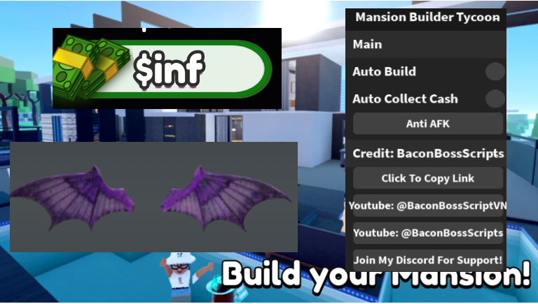 [FREE UGC] Mansion Builder Tycoon OP SCRIPT (AUTO TYCOON – INF CASH)