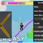 [FREE UGC] Doodle Obby ✏️ OP SCRIPT (AUTO CHECKPOINT – SPIN)