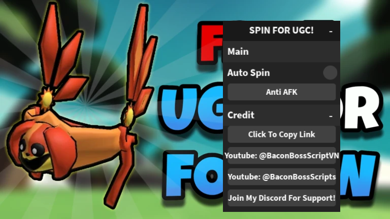 [FREE UGC] SPIN FOR UGC OP SCRIPT (AUTO SPIN)