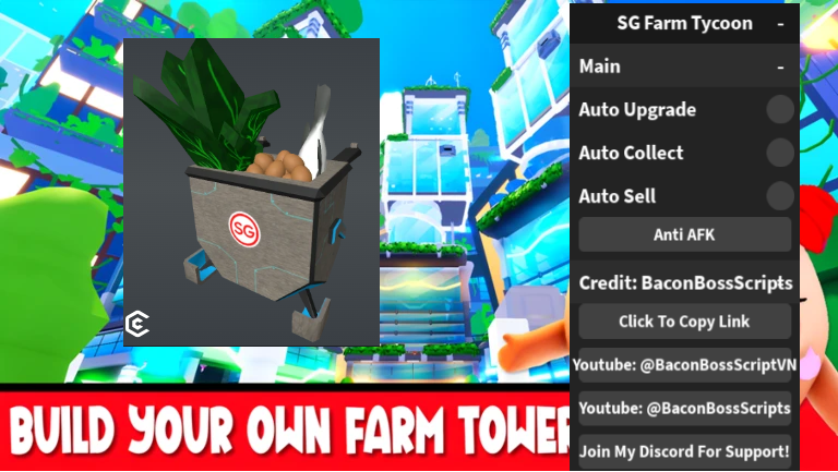 [FREE UGC] SG Farm Tycoon OP SCRIPT (EASY UGC – GET UNDER 1 HOUR)