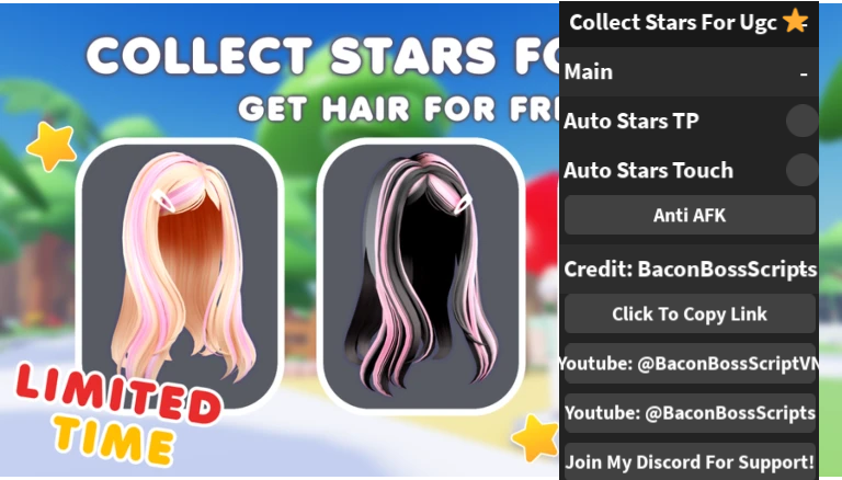 [FREE UGC] Collect Stars For Ugc ⭐ OP SCRIPT (AUTO COLLECT STARS)