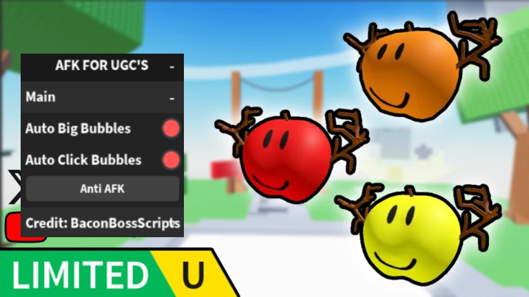 [FREE UGC] AFK FOR UGC’S OP SCRIPT (AUTO BUBBLE)