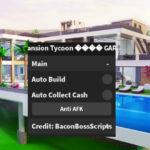 Mansion Tycoon 🌴🏠 CARS OP SCRIPT (AUTO TYCOON)