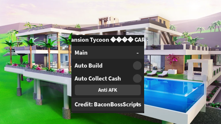 Mansion Tycoon 🌴🏠 CARS OP SCRIPT (AUTO TYCOON)