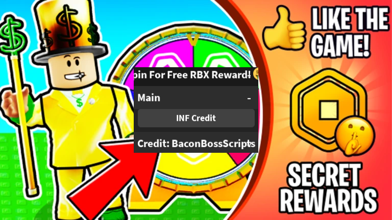 [FREE ROBUX GAME] Spin For Free RBX Reward! 🤑 OP SCRIPT (INF ROBUX IDK LOL)