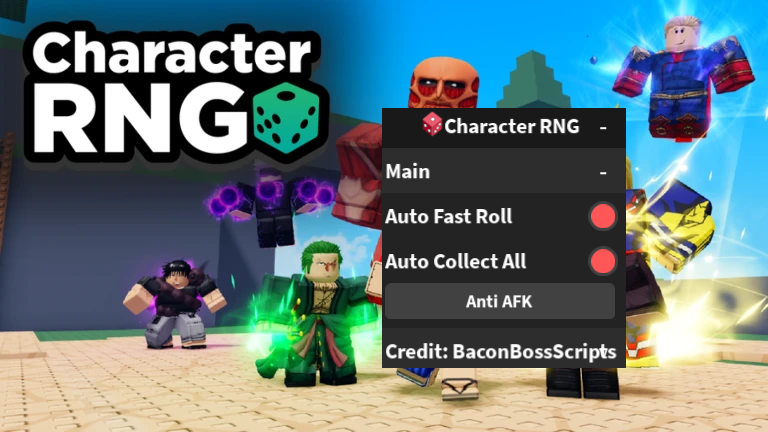 🎲Character RNG OP SCRIPT (AUTO ROLL FAST – COLLECT ALL)