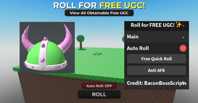 [FREE UGC] Roll for FREE UGC! ✨ OP SCRIPT (AUTO ROLL – FREE FAST ROLL)