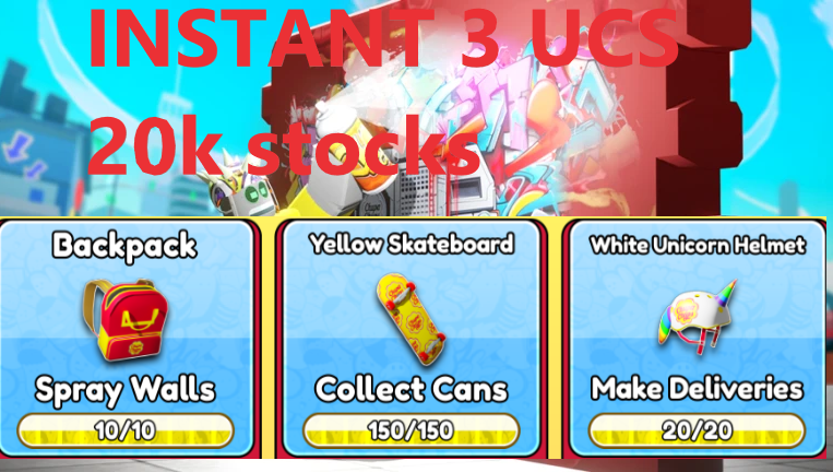 [FREE UGC] Chupa Chups Skate & Create OP SCRIPT (INSTANT 3 UGCS)