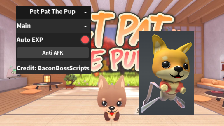 [FREE UGC] Pet Pat The Pup OP SCRIPT (AUTO XP FAST)