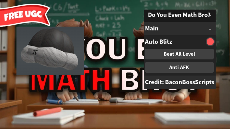 [FREE UGC] Do You Even Math Bro? OP SCRIPT (COMPLETE QUEST)