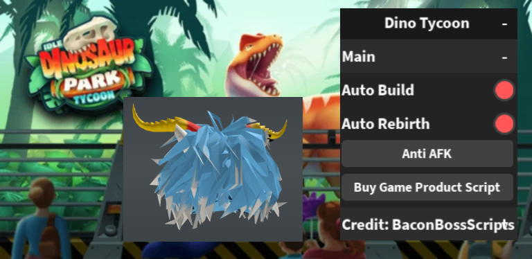 [FREE UGC] Dino Tycoon OP SCRIPT (INF COIN – AUTO BUILD)