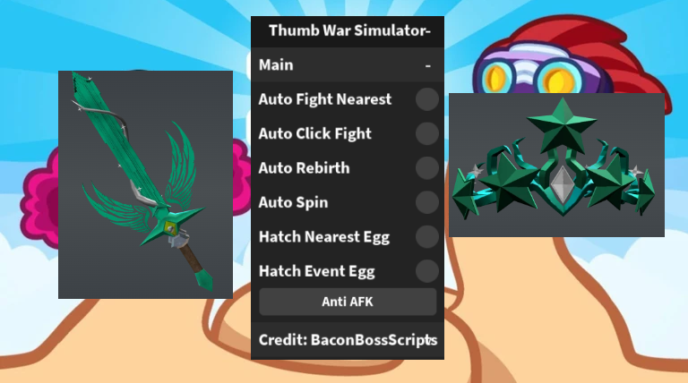 [FREE UGC] Thumb War Simulator OP SCRIPT (AUTO FAST FIGHT – HATCH EGG)