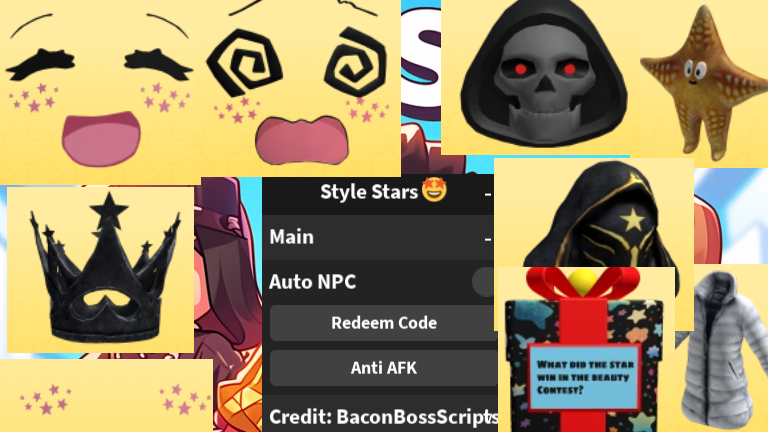 [FREE MANY UGC] Style Stars OP SCRIPT (AUTO NPC – REDEEM CODE)