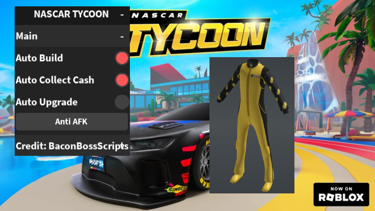 [FREE UGC] NASCAR TYCOON OP SCRIPT (AUTO TYCOON)