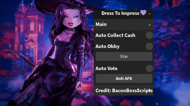 Dress To Impress 💜 OP SCRIPT (AUTO COLLECT CASH – OBBY – VOTE)