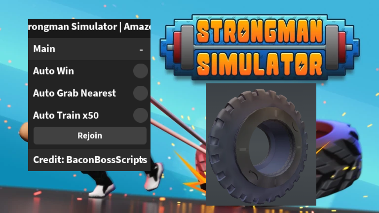 [FREE UGC] Strongman Simulator OP SCRIPT (EASY UGC – 10k STOCKS)