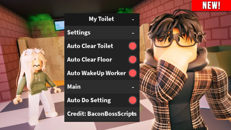 My Toilet OP SCRIPT (AUTO CLEAR ALL – WAKE UP WORKER)