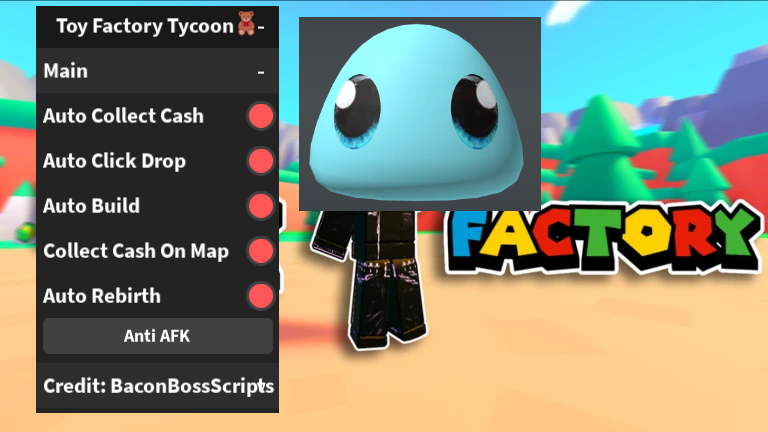 [FREE UGC] Toy Factory Tycoon🧸 OP SCRIPT (AUTO COLLECT CASH – BUILD – CLICK DROP – REBIRTH)