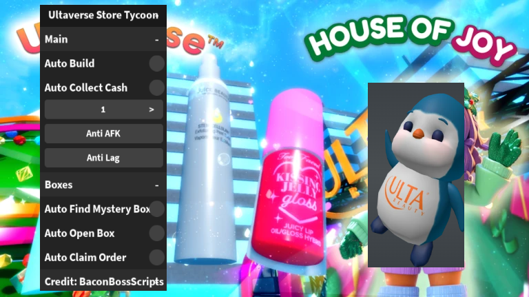 [FREE UGC] Ultaverse Store Tycoon OP SCRIPT (AUTO TYCOON – COLLECT BOXES)