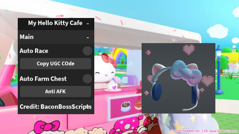 [FREE UGC] My Hello Kitty Cafe OP SCRIPT (COMPLETE QUEST)