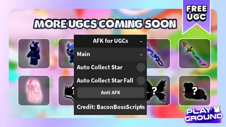 [FREE UGC] AFK for UGCs OP SCRIPT (AUTO COLLECT STAR – STAR FALL)