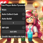 [FREE UGC] Two Player Boba Tycoon 🧋 OP SCRIPT (INF CASH – EASY UGC)