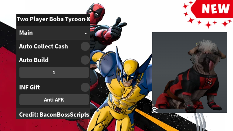 [FREE UGC] Player Tycoon – Deadpool & Wolverine OP SCRIPT (INF CASH – EASY UGC)