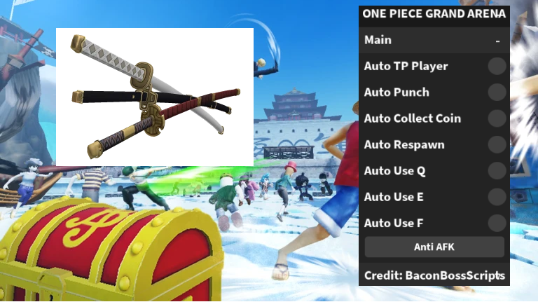 [FREE UGC] ONE PIECE GRAND ARENA OP SCRIPT (AUTO FARM PLAYER – COLLECT COIN – USE SKILL – RESPAWN)