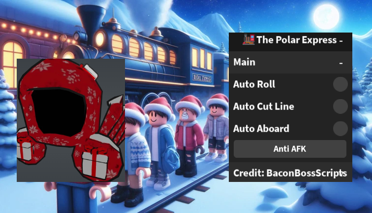 [FREE UGC] 🚂 The Polar Express OP SCRIPT (AUTO ROLL – CUT LINE – ABOARD)