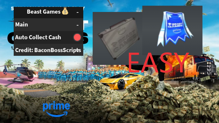 [FREE UGC] Beast Games 💰 OP SCRIPT (AUTO COLLECT CASH – EASY UGC)