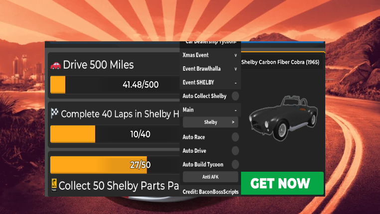 [SHELBY EVENT] Car Dealership Tycoon OP SCRIPT (AUTO QUEST)