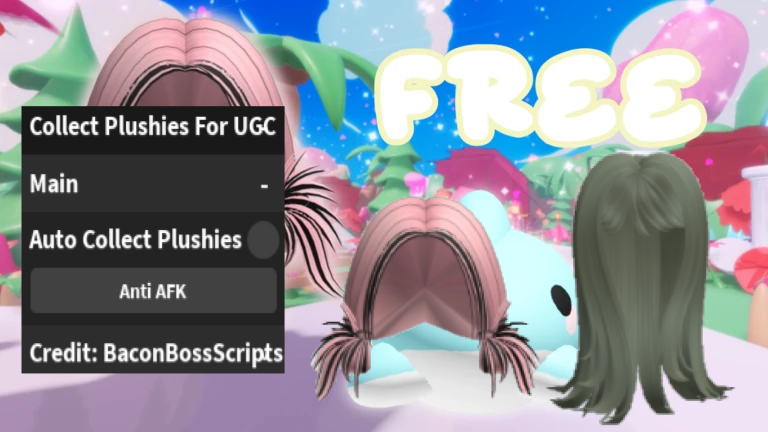 [FREE UGC] Collect Plushies For UGC OP SCRIPT (AUTO COLECT PLUSHIES FAST)