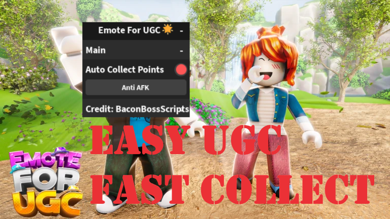 [FREE UGC] Emote For UGC 🌟 OP SCRIPT (AUTO COLLECT POINTS FAST)