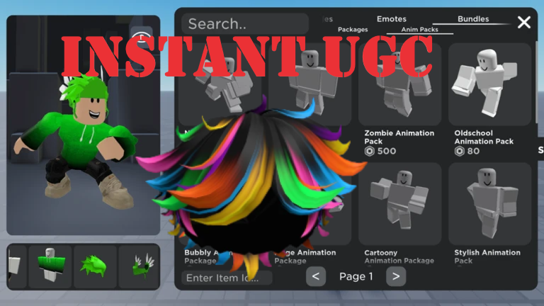 [FREE UGC] Catalog Avatar Creator OP SCRIPT (INSTANT UGC – 400k STOCKS)