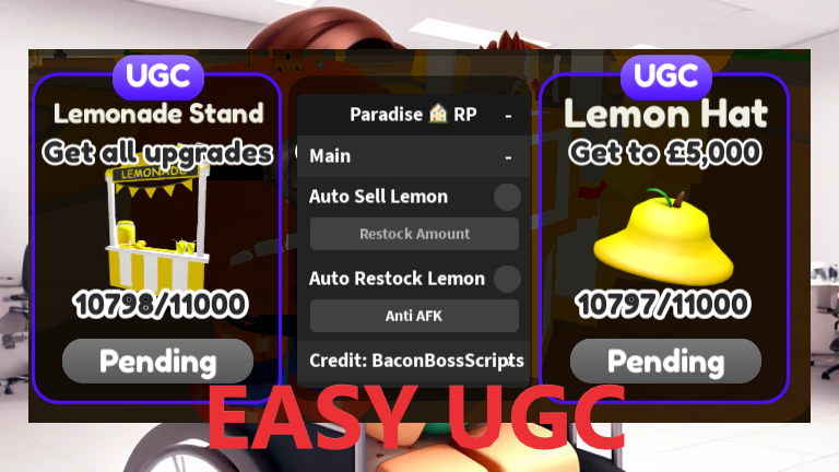 [FREE UGC] Paradise 🏠 RP OP SCRIPT (EASY UGC) | PASTEBIN
