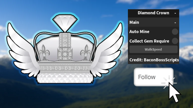 [FREE UGC] Diamond Crown OP SCRIPT (AUTO MINE – COLLECT GEM – BYPASSED ANTI-CHEAT) | *PASTEBIN*