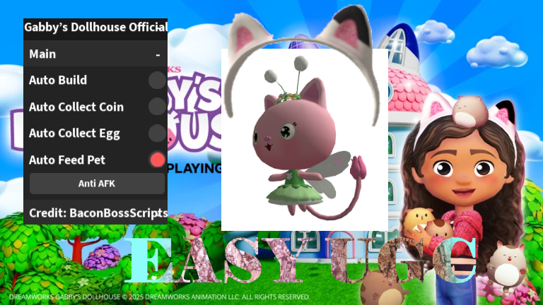 [FREE UGC] Gabby’s Dollhouse Official OP SCRIPT (EASY UGC) | *PASTEBIN*