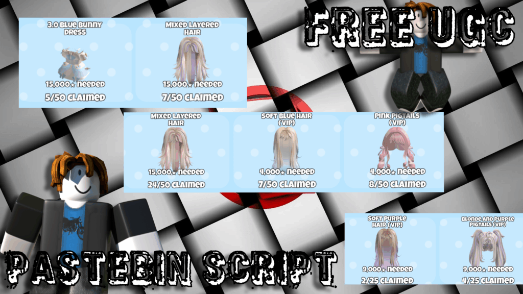 [FREE UGC] ✨ Collect Free UGC OP SCRIPT (AUTO COLLECT STAR – FAST) | *PASTEBIN*
