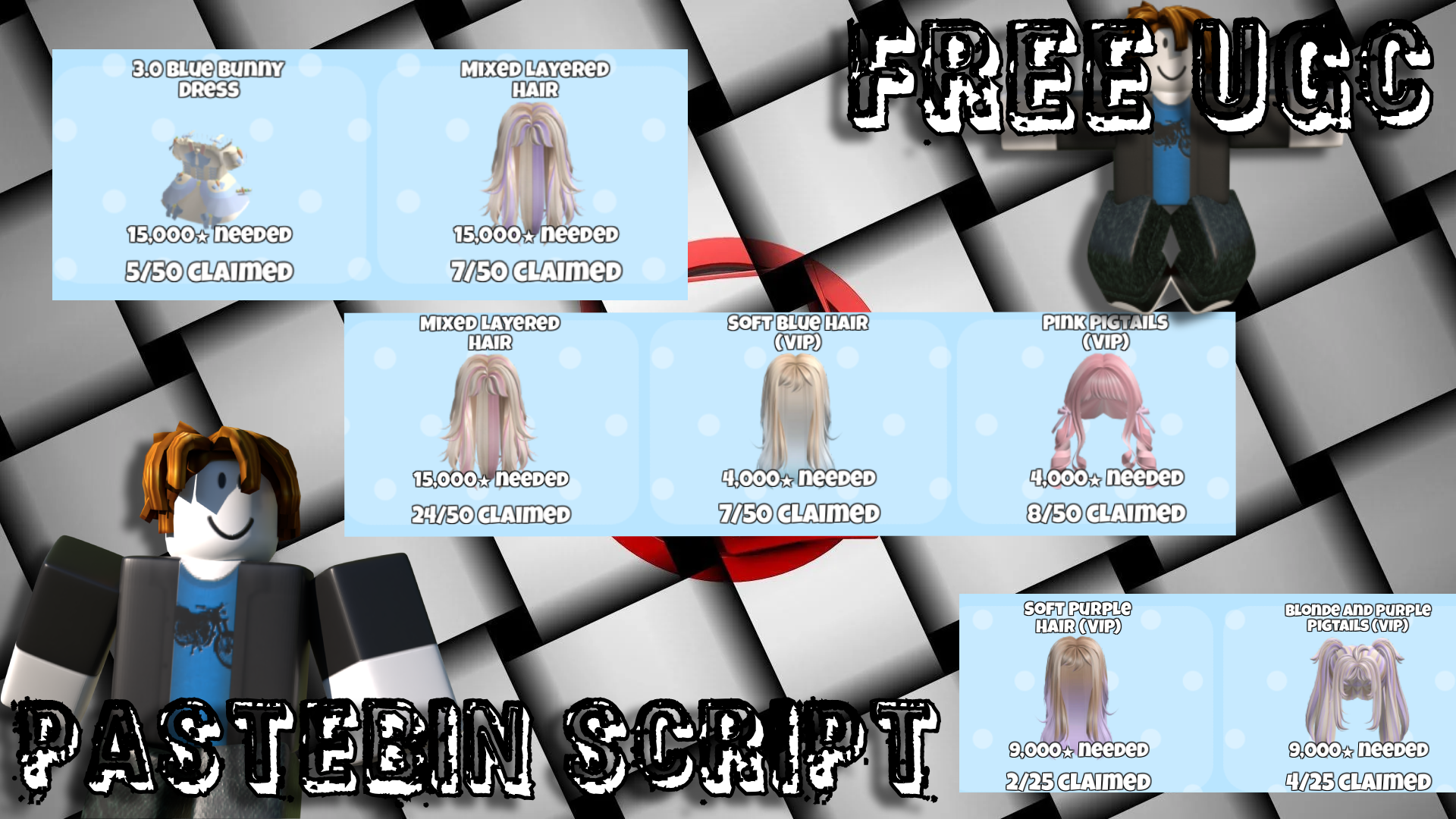 [FREE UGC] ✨ Collect Free UGC OP SCRIPT (AUTO COLLECT STAR – FAST) | *PASTEBIN*